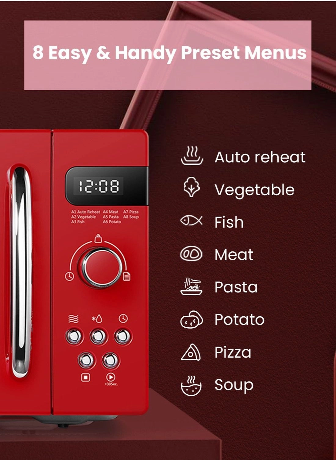 Retro Vintage CMWO820SRD