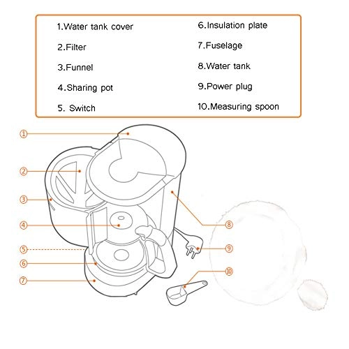 Fully Automatic American Drip Type - 650ML