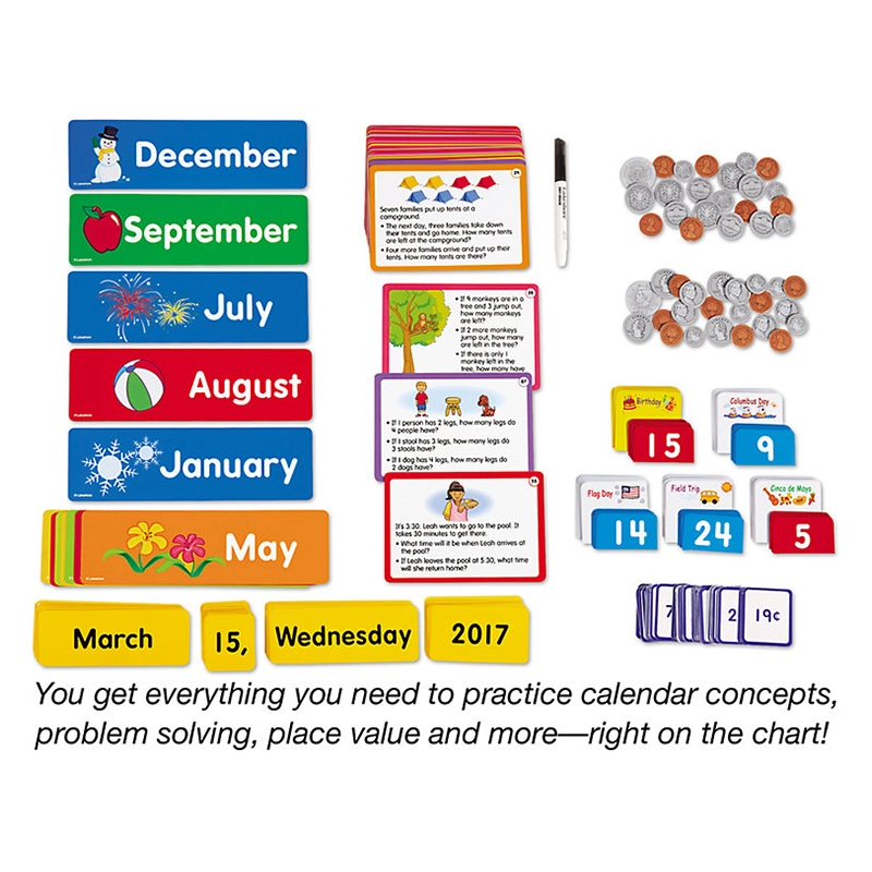 Calendar Math Center - 3-6 years