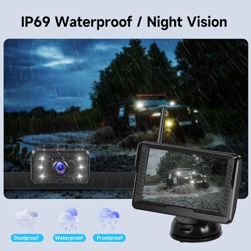 Wireless Reversing Camera Set - night vision Wireless 720P