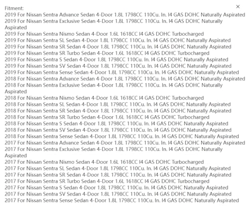 Distance Radar Sensor - for Nissan Sentra 2017-2019 Directly Plug-in Replacement
