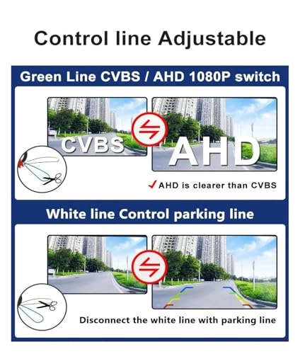 Rear View Parking Camera - Night Vision Wire