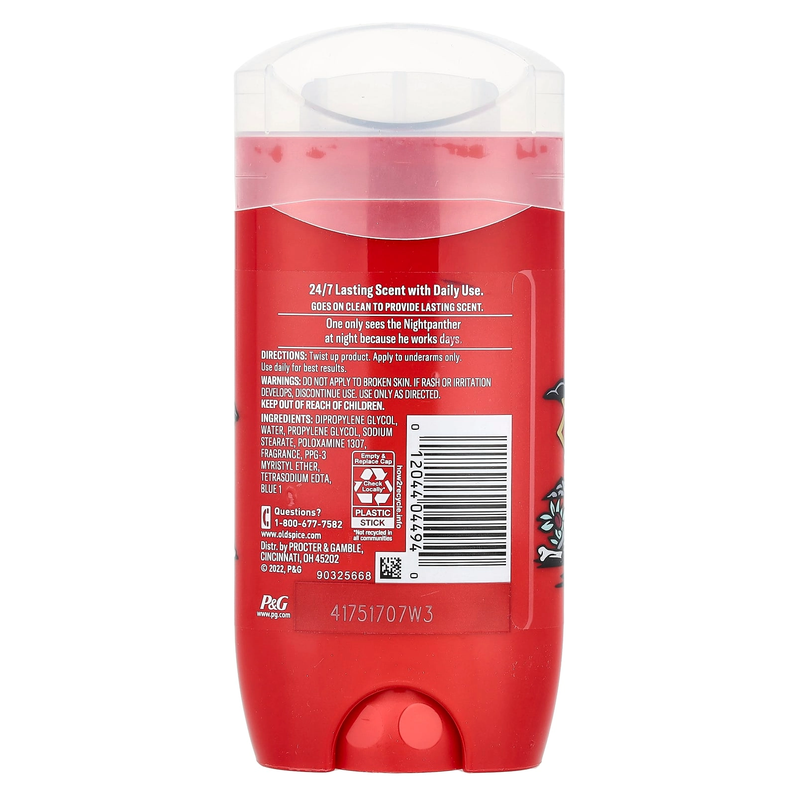 Aluminum Free Deodorant - Nightpanther 85g