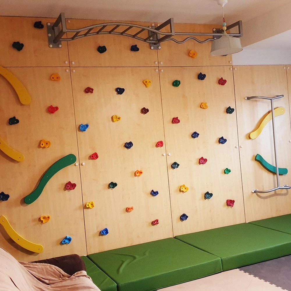 Climbing Wall - Monkey Bars Fireman Pole 560 x 50 x 300 cm