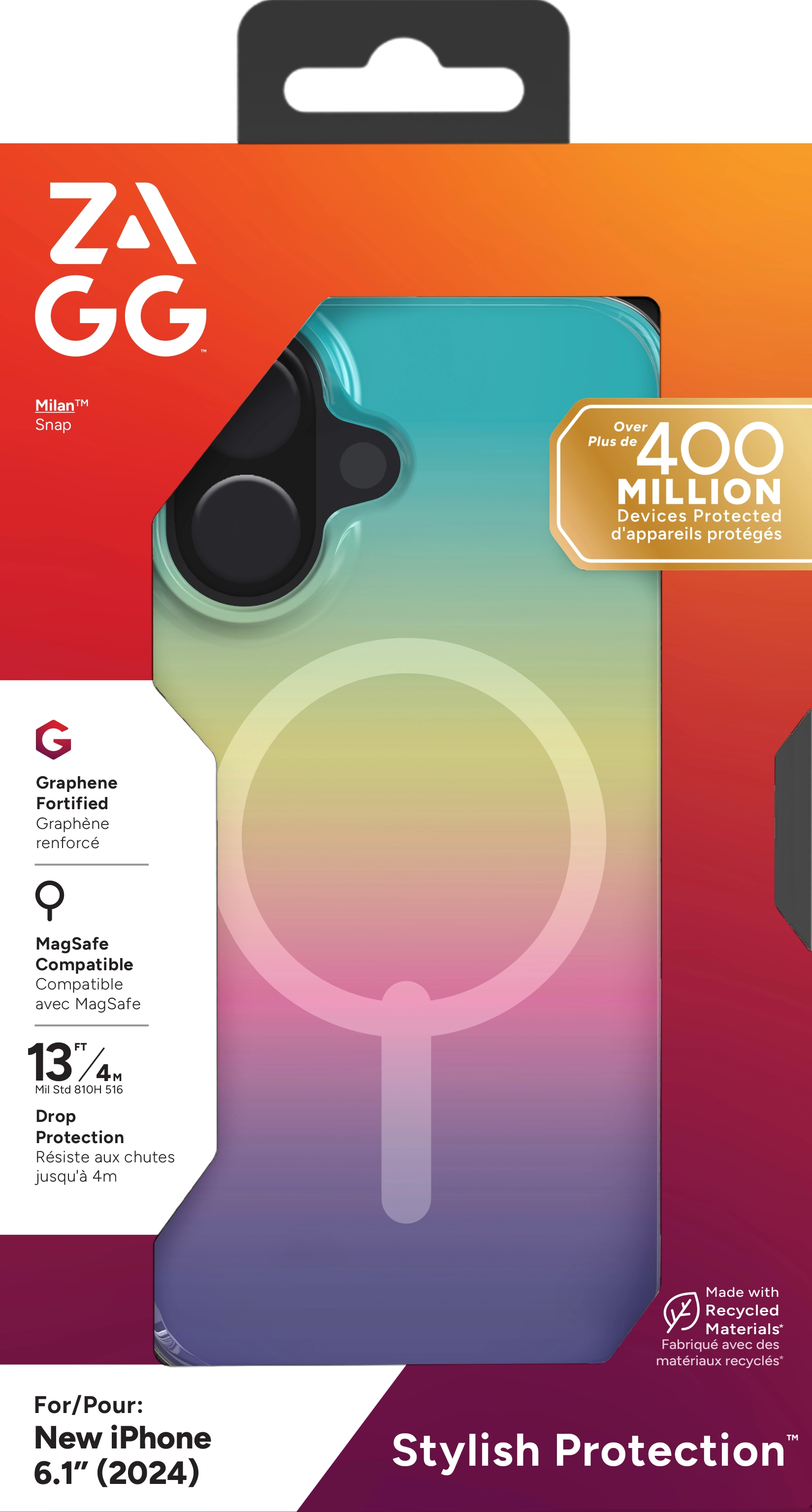 Milan Snap Case with MagSafe for iPhone Air Iridescent