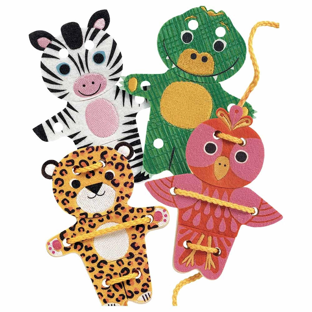 DJECO Feltimix - Suitable for 2 years and above 12 pieces