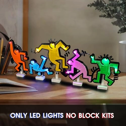 Led Light for LEGO Keith Haring Dancing Figures 31216