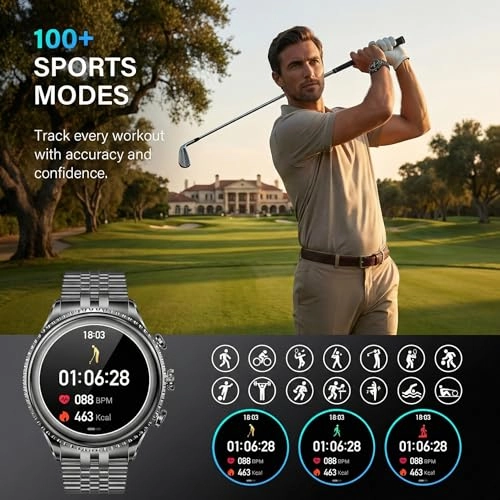 H67 - Rotating Bezel 1.32" AMOLED Bluetooth Call