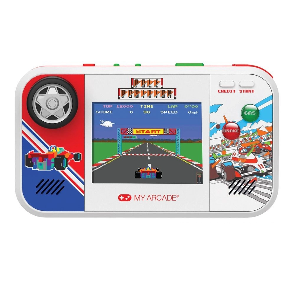 My Arcade Pole Position Pocket Player Max - 3.5-inch LCD Rechargeable Battery
