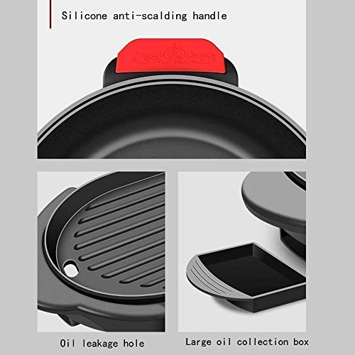 Electric Griddle - 2-in-1 Smokeless Nonstick
