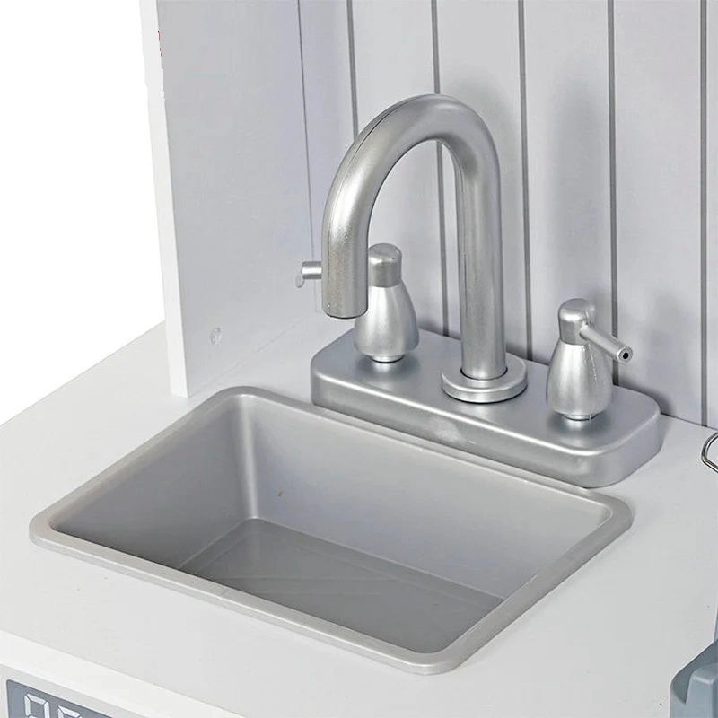 Kids Wooden Play Kitchen Set (5551007-W10C823B)