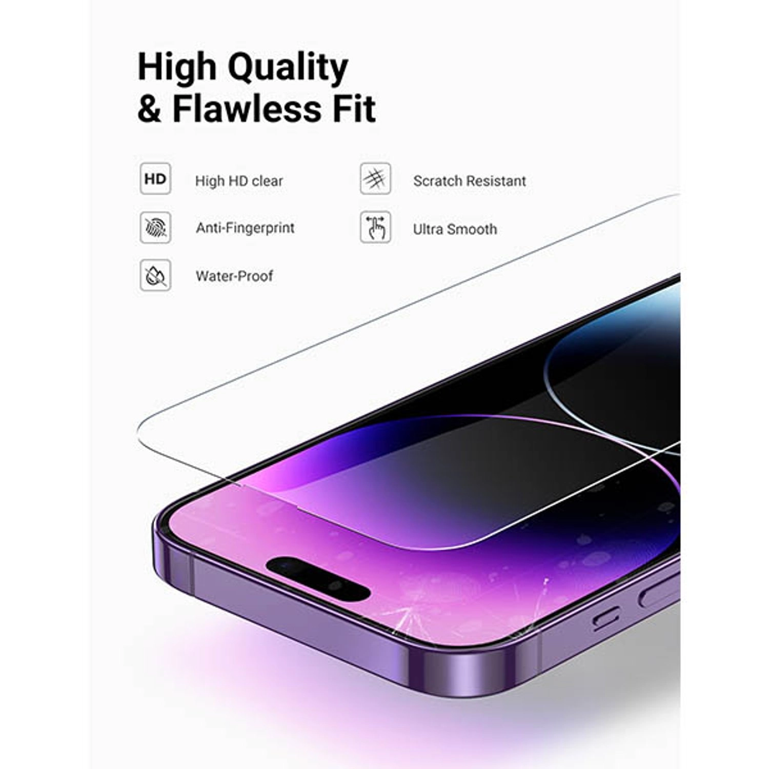 Clear Screen Protector for iPhone 14 Pro