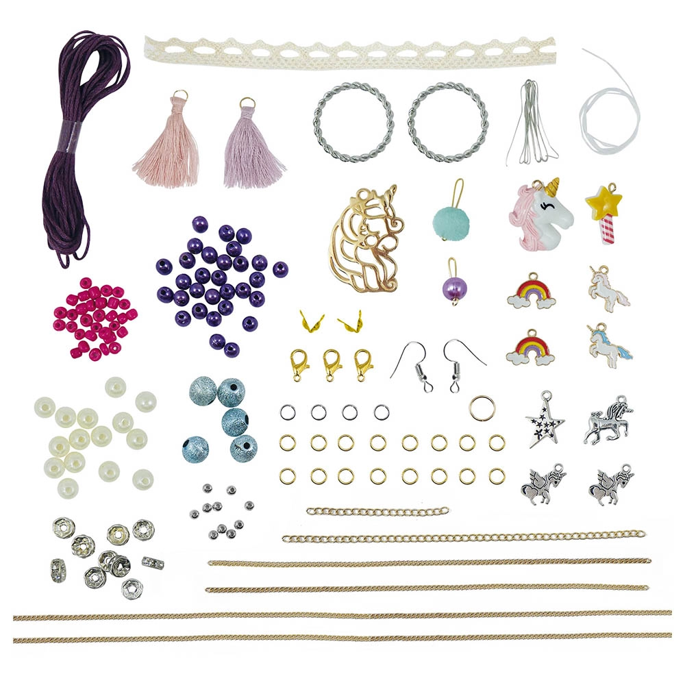 Buki France Unicorn Jewellery Kit - 5 Pieces Suitable for 8 to 13+ yrs