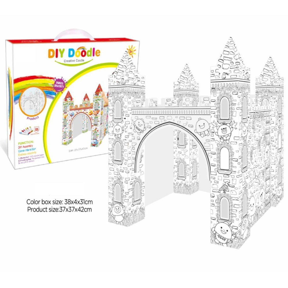 Doodle Erasable Painting Castle - Set of 6 Sketch Pens