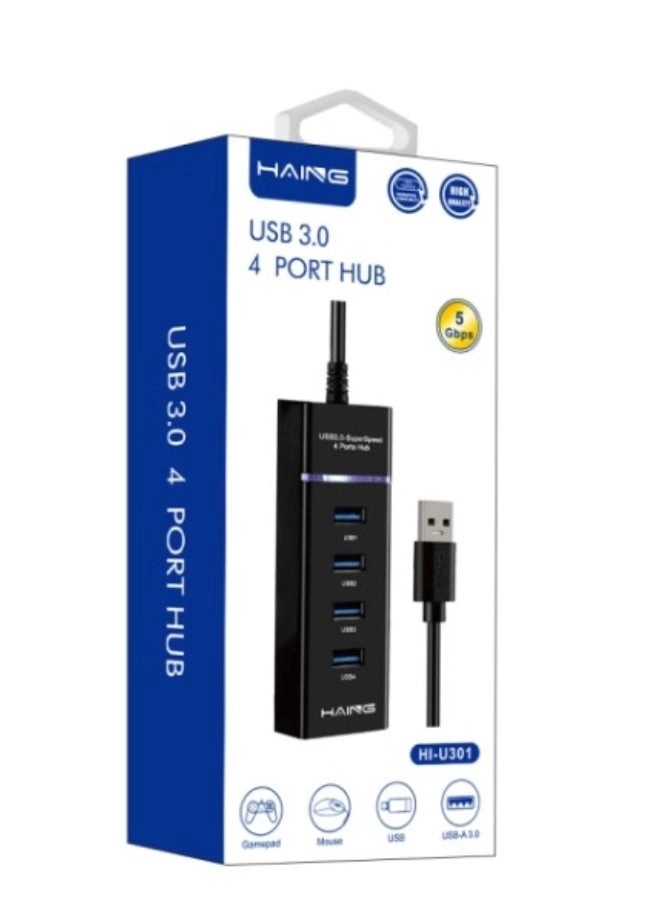HI-U304 - USB 3.0 4 Port Individual Switches
