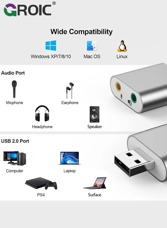 USB Sound Card USB Microphone