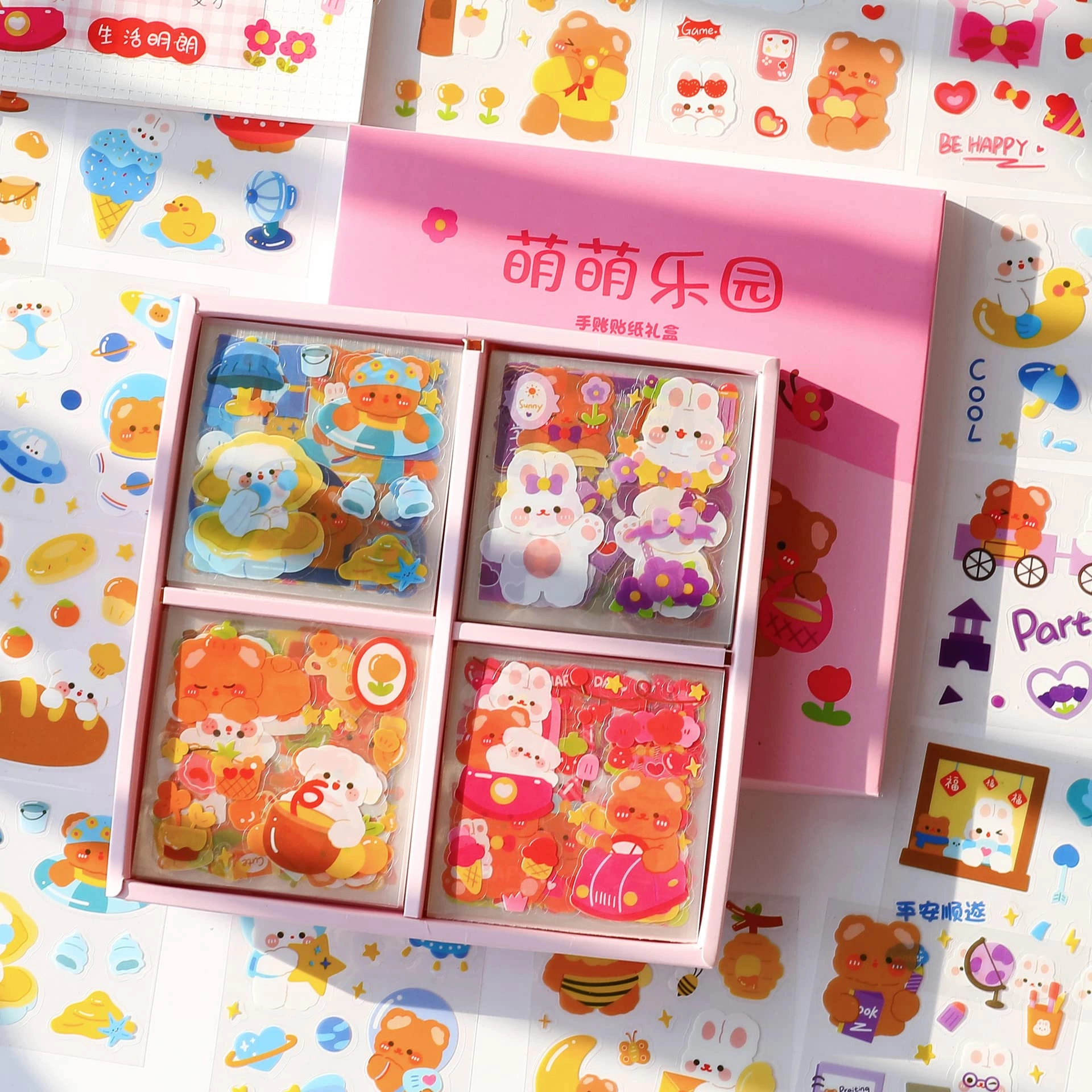 eamotol Animals Sticker Book 100 pcs