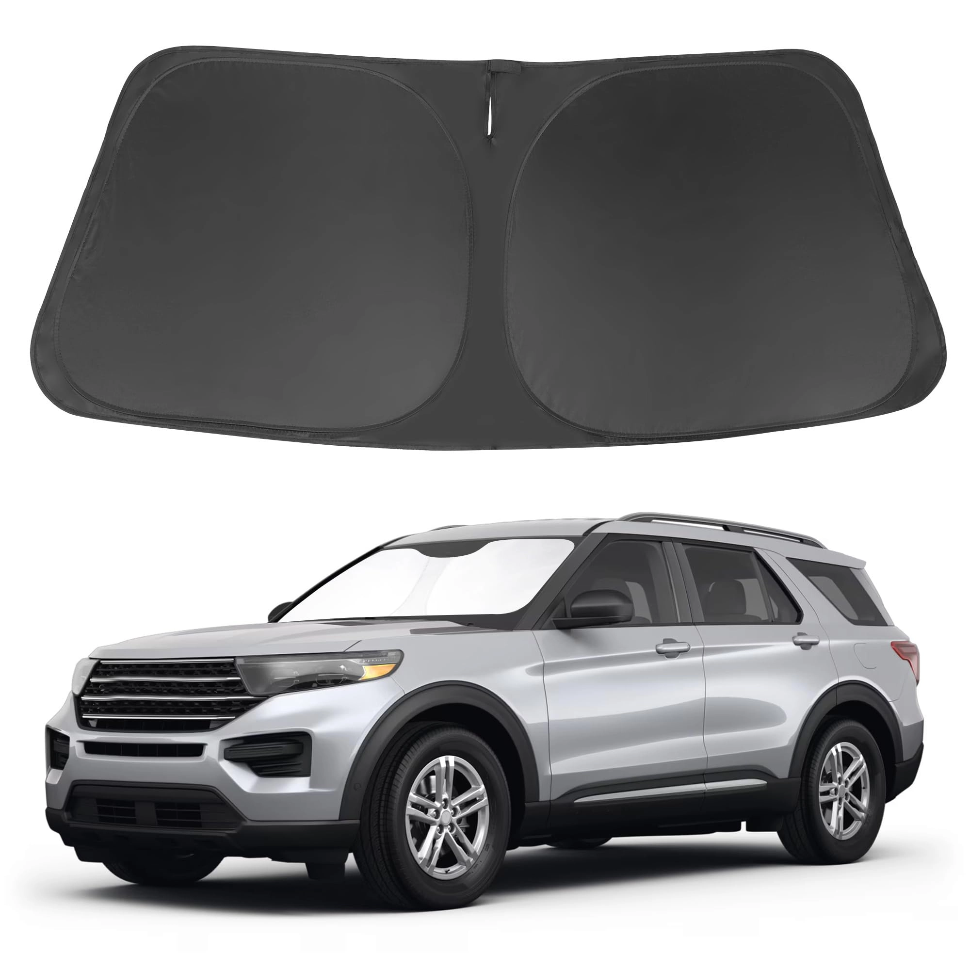 LHFLIVE Front Windshield Sunshade - Ford Explorer 2020|2021|2022|2023|2024
