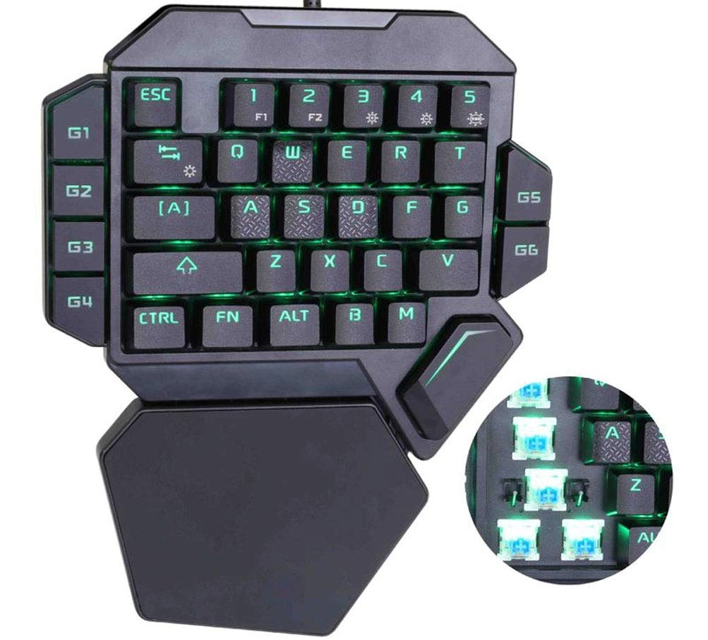 Mini 27 Keys Gaming Keyboard - Wired/Wireless