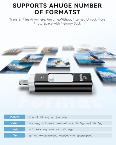 USB Stick - USB 3.0 Lightning Type-C for iPhone 512GB