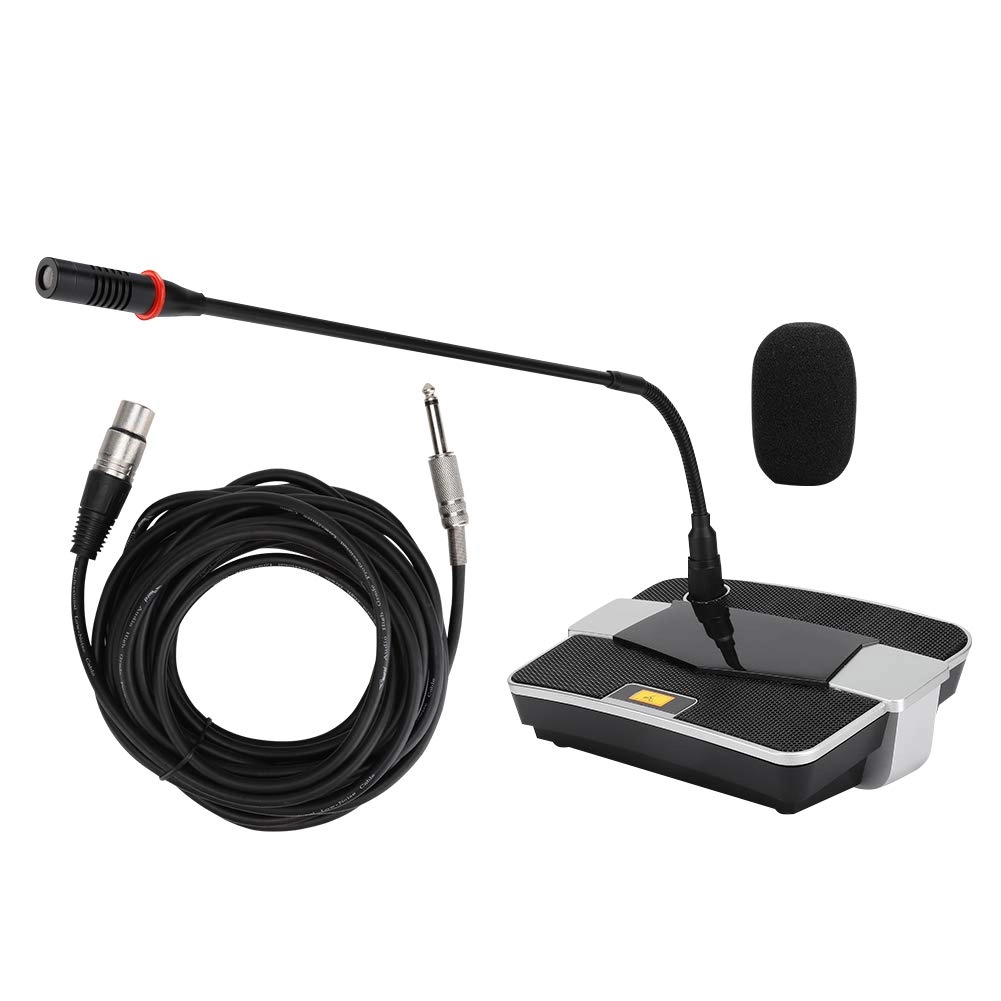 Table Mounted Adjustable Condenser 3.5mm-Mini-Jack Microphone