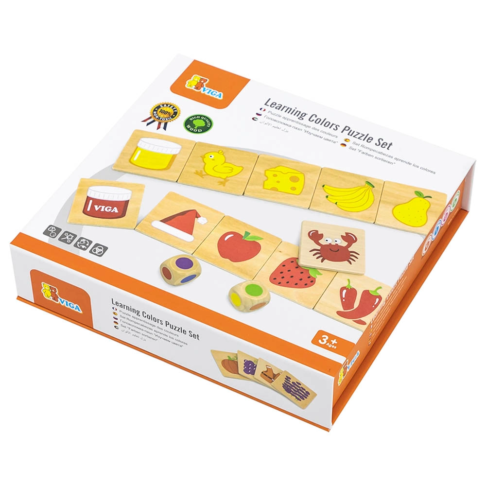Learning Colors Puzzle Set - 3 + 36 pieces