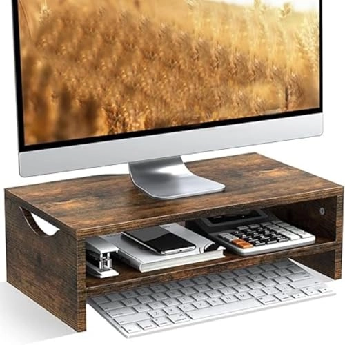 Home Sparkle Monitor Stand Riser - 2-Tier 5.3 inches 44lbs