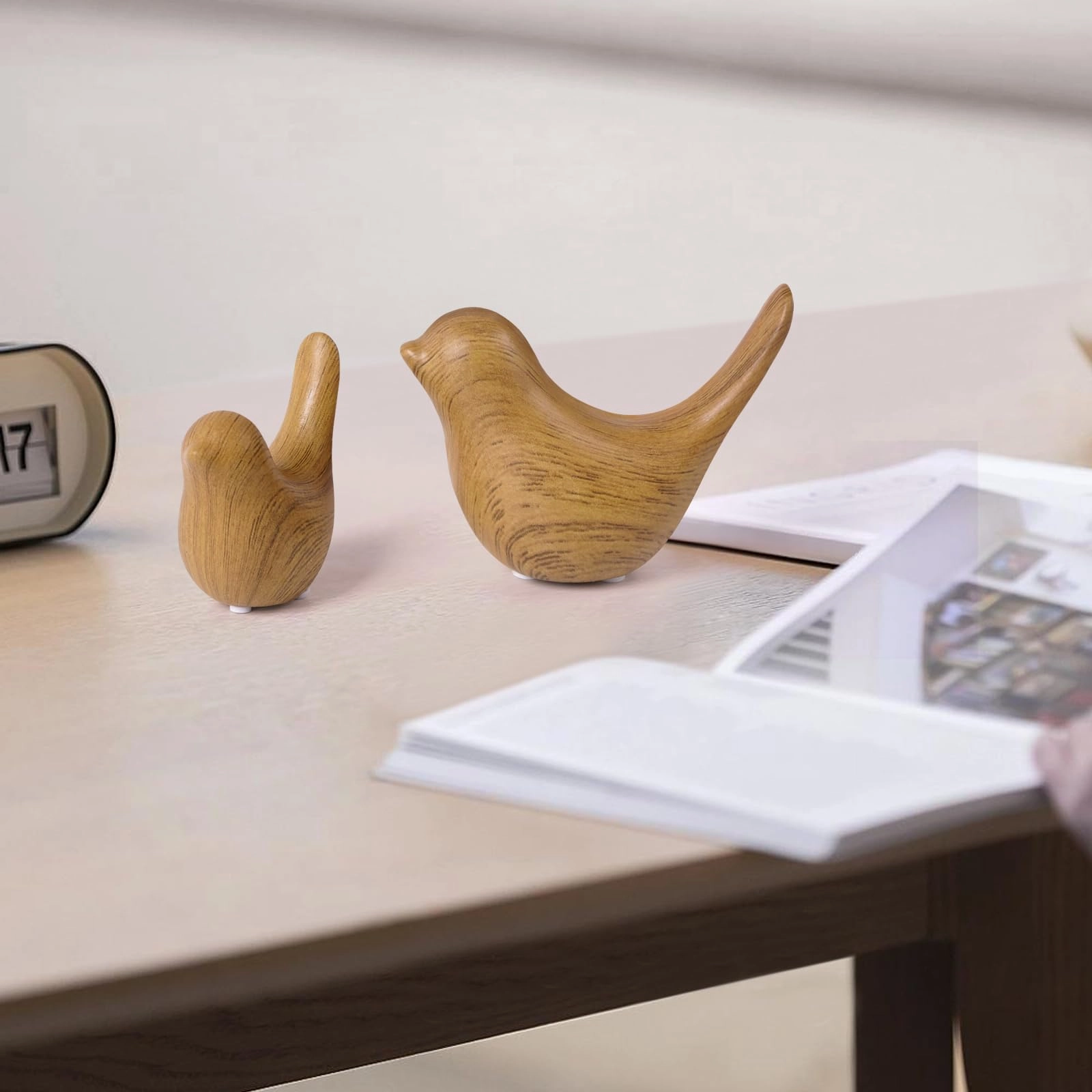 White Birds Statues - Ceramic