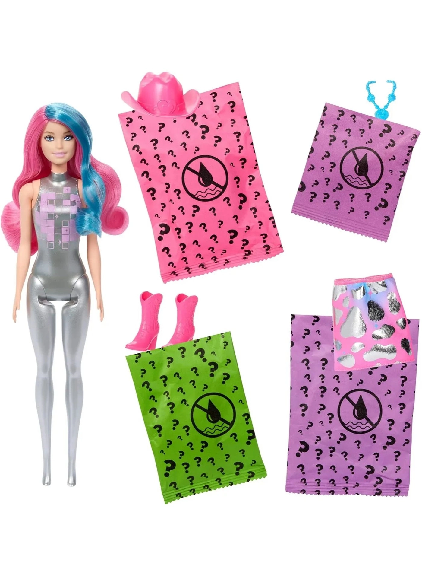 Barbie Color Reveal Disco Star Series - Plastic Girls Ages 3+