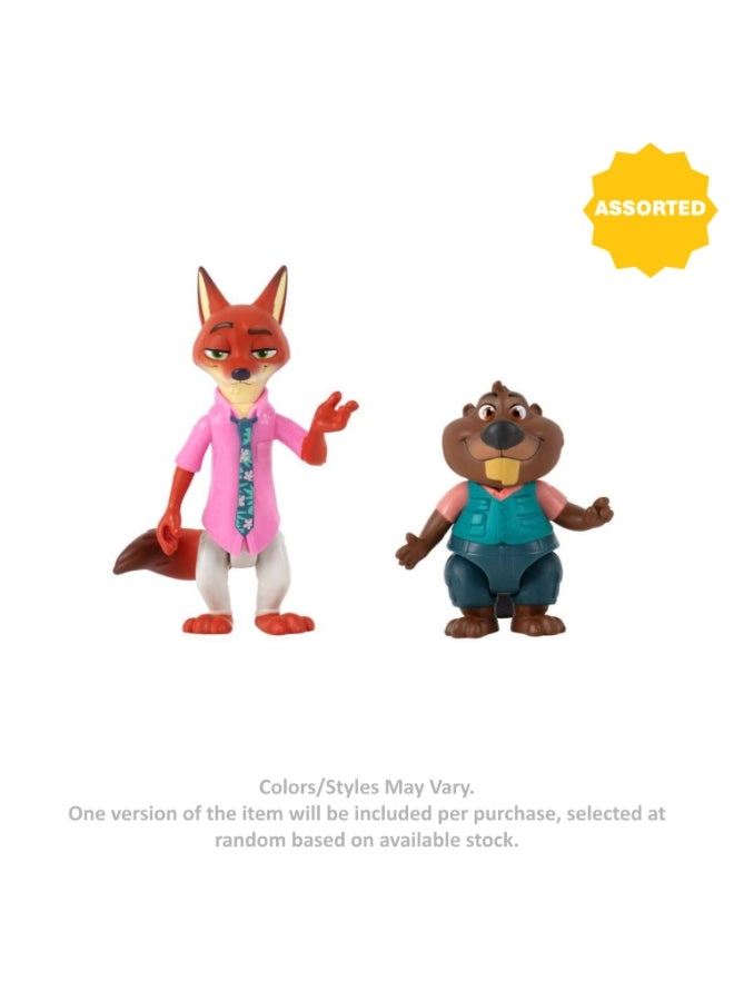 Zootropolis 2 Figures Set - 4 years Assorted Pack of 2