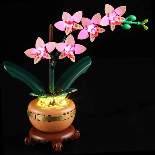 LED Light Kit Compatible with Lego Mini Orchid Set