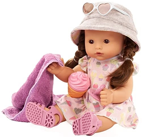 Maxy Aquini - 16.5" All Vinyl Bath Baby Doll Ages 3+