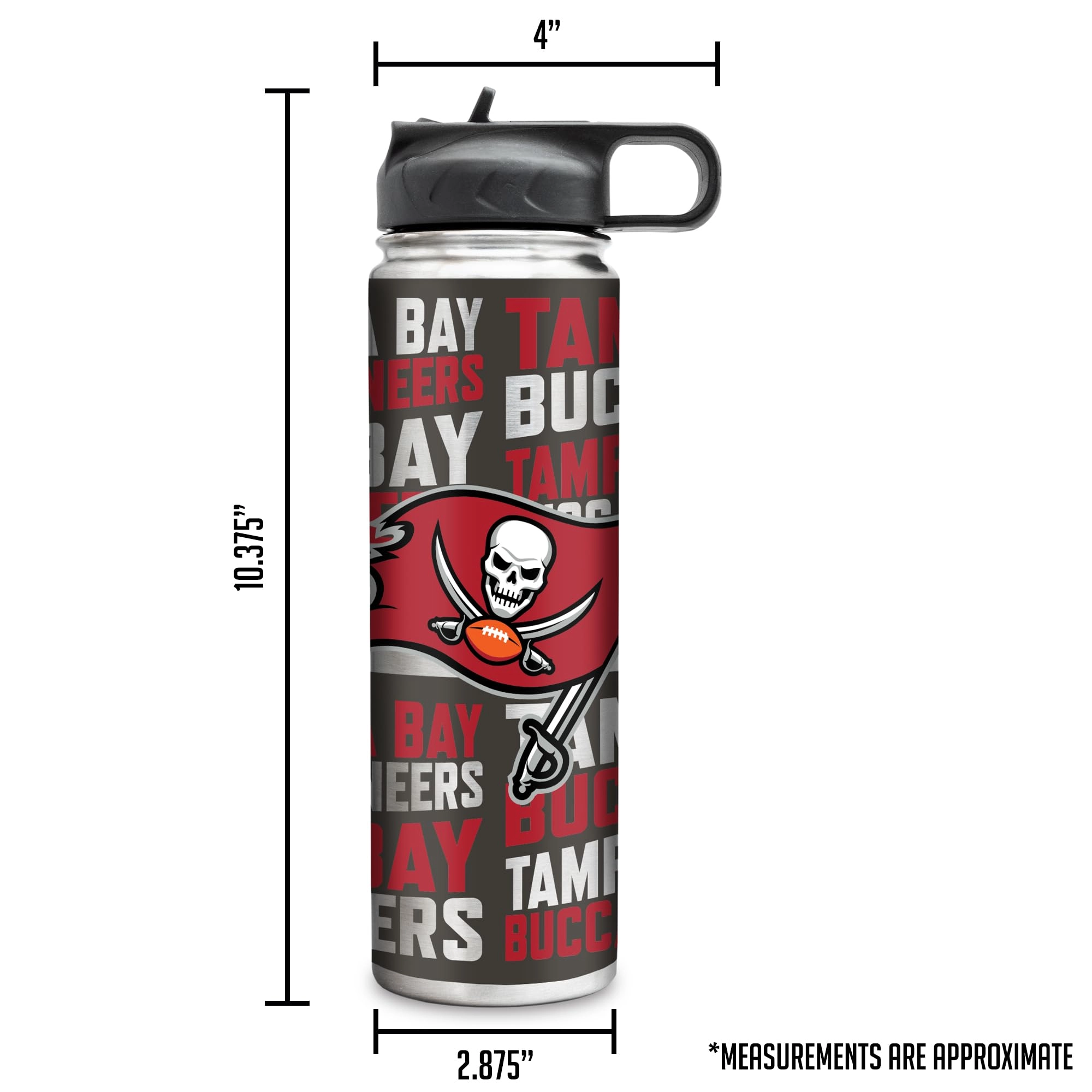 Stainless Steel NFL Football Tumbler - 650ml