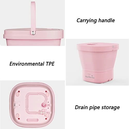 Folding Clothes Washing Machine - Portable Ultrasonic Cleaning