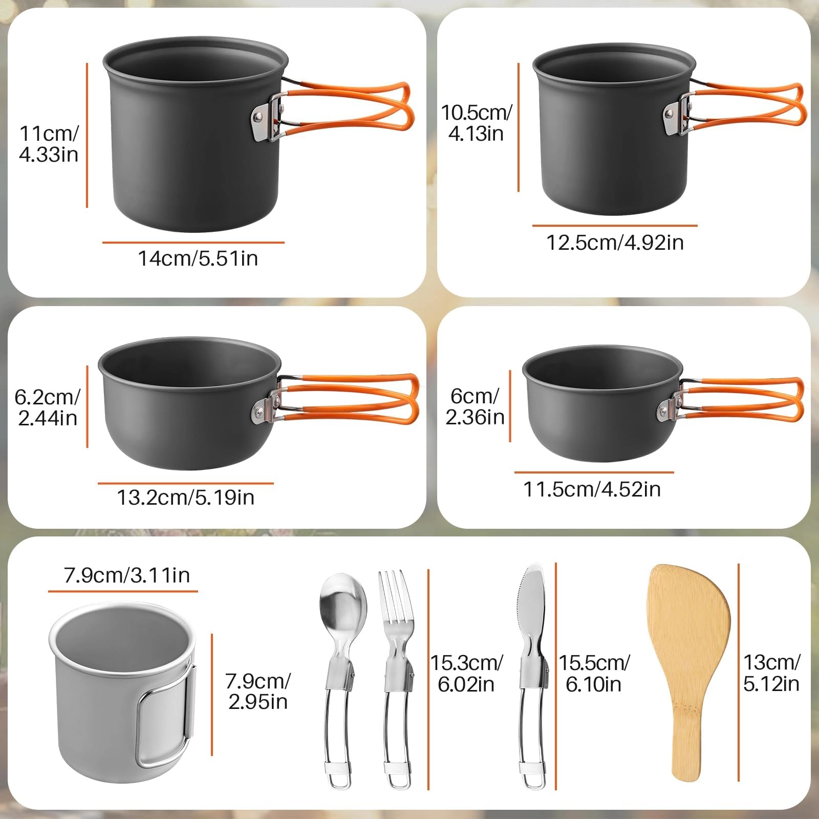 Camping Cooking Set - 11 piece(s)