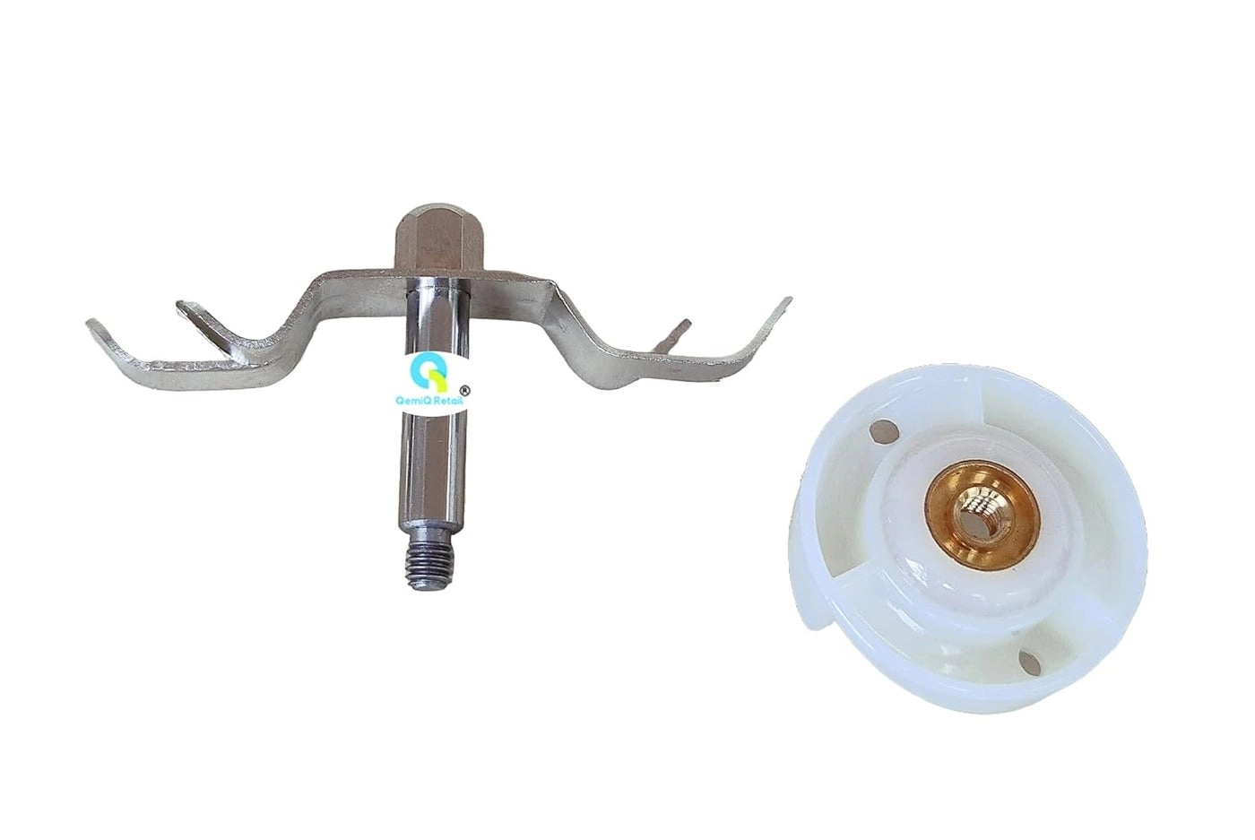 Mixer Grinder Chutney Jar Blade Set with Coupler - stainless steel blade shaft