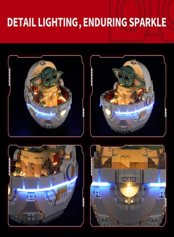 Light Kit for Lego-75403 Grogu with Hover Pram