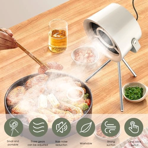 Desktop Cooker Hood - 3200 RPM black