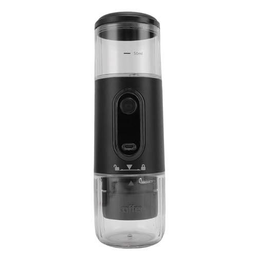 Portable Travel Coffee Maker - 80ml capsules and coffee powder