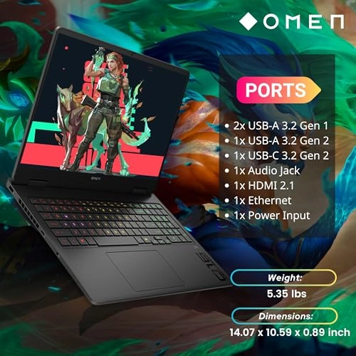 OMEN 16 16-an0075cl - 16'' Core Ultra 9-285H 16GB DDR5 1TB SSD