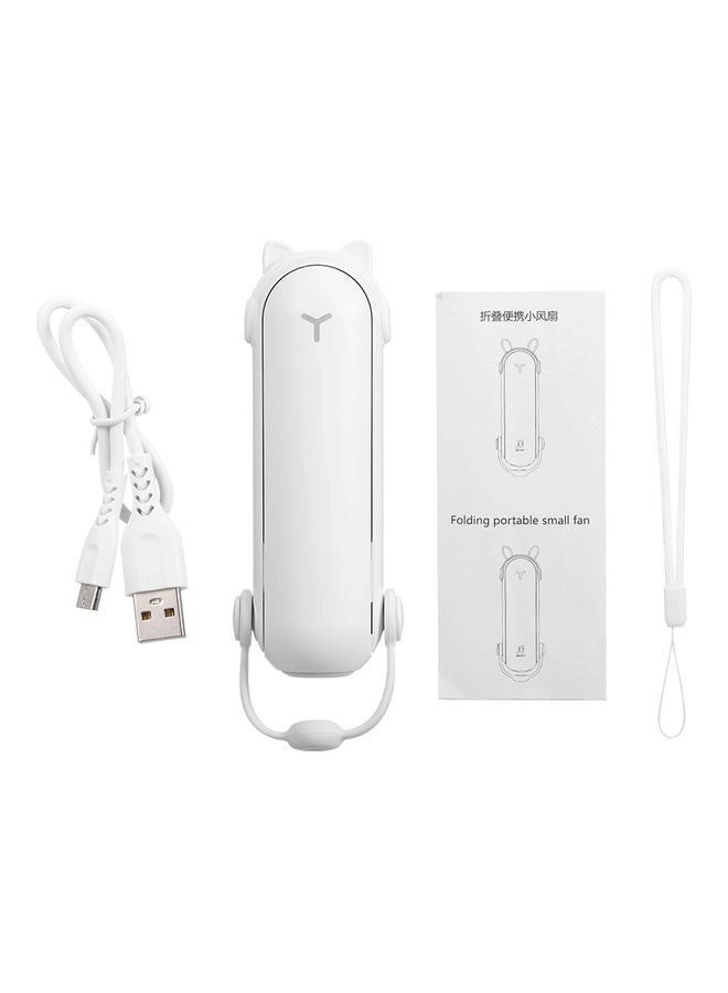 Personal Handheld Fan - Instant Cooling Rechargeable 3 Speed