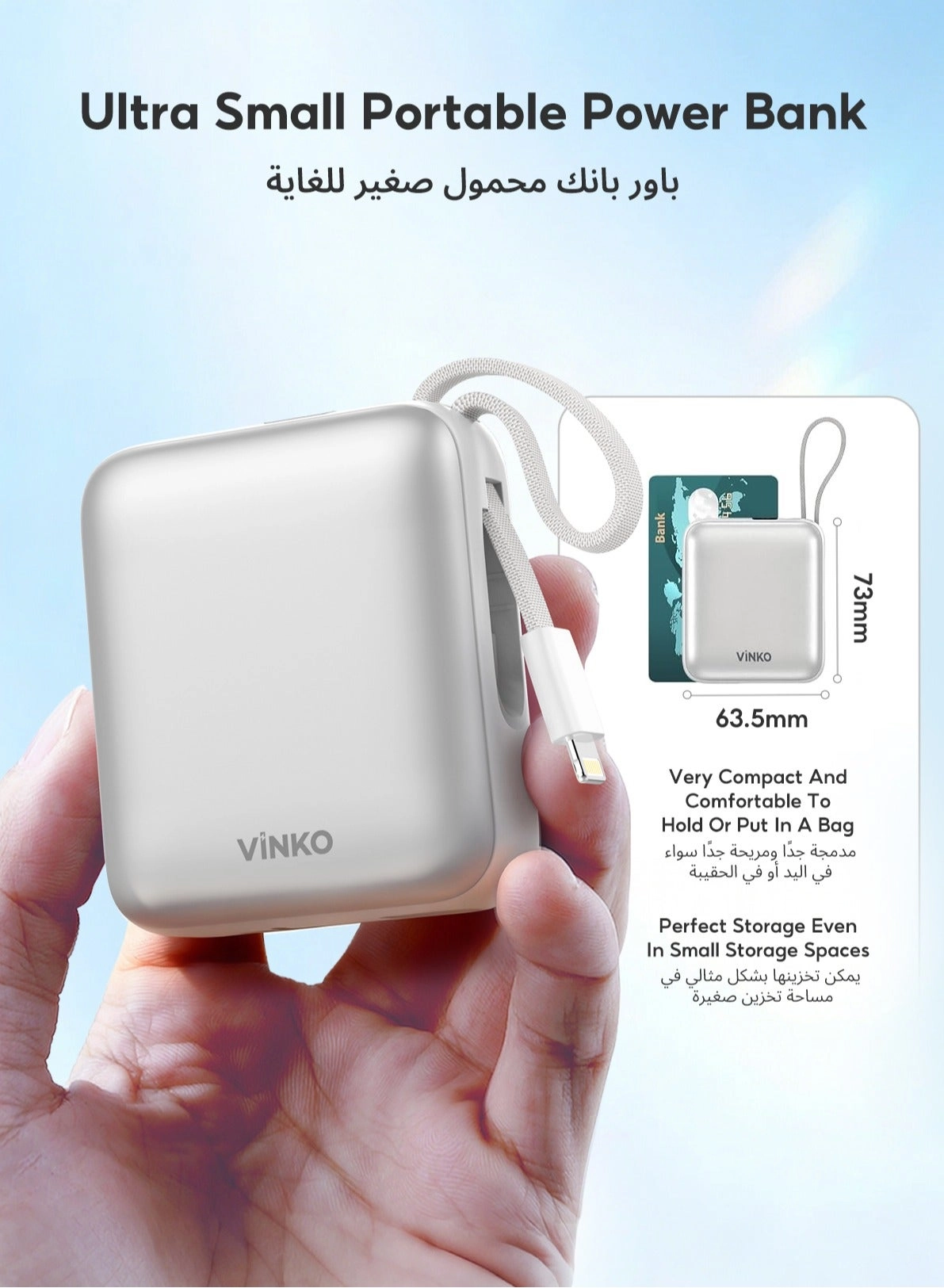 V9 - 10000 mAh 22.5 W Fast charging