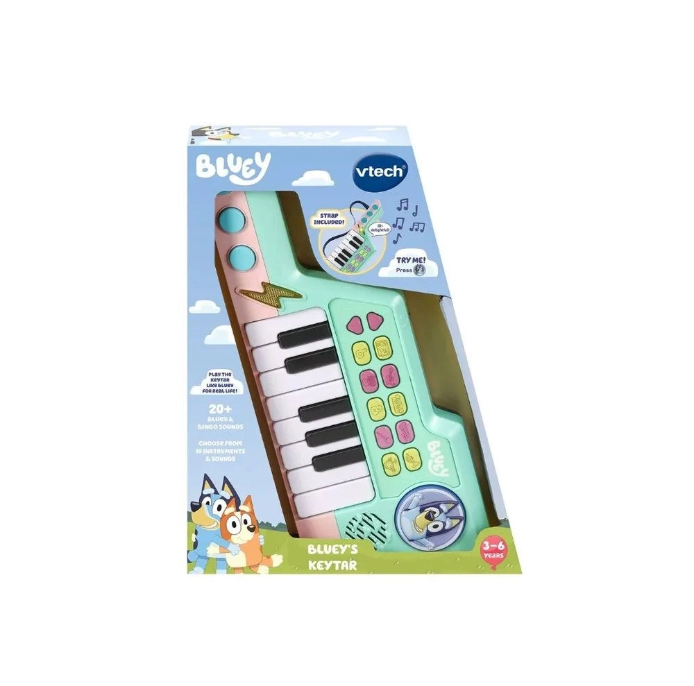 Bluey's Keytar - 10 built-in melodies Suitable for 3 to 6 years