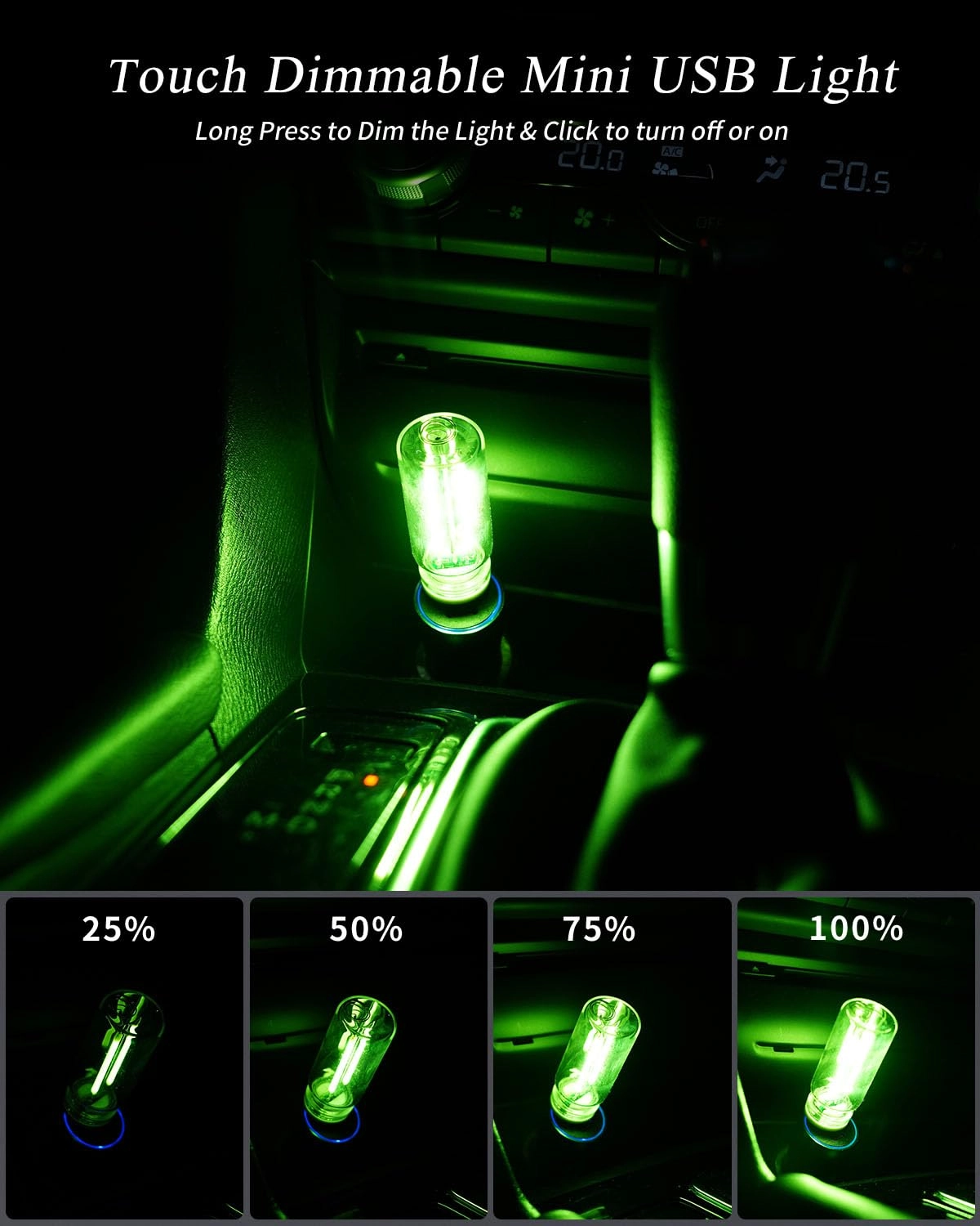 USB Night Light - Green
