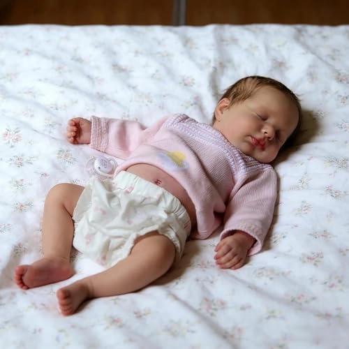 LOULOU Reborn Baby Doll - 20 Inch Vinyl Girl Ages 3+