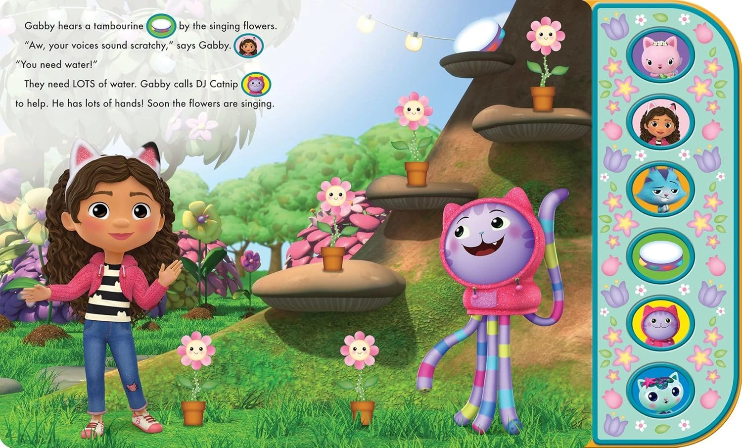 TSP Gabby's Dollhouse Flower-rific Friends Sound Book - 3 Years & above