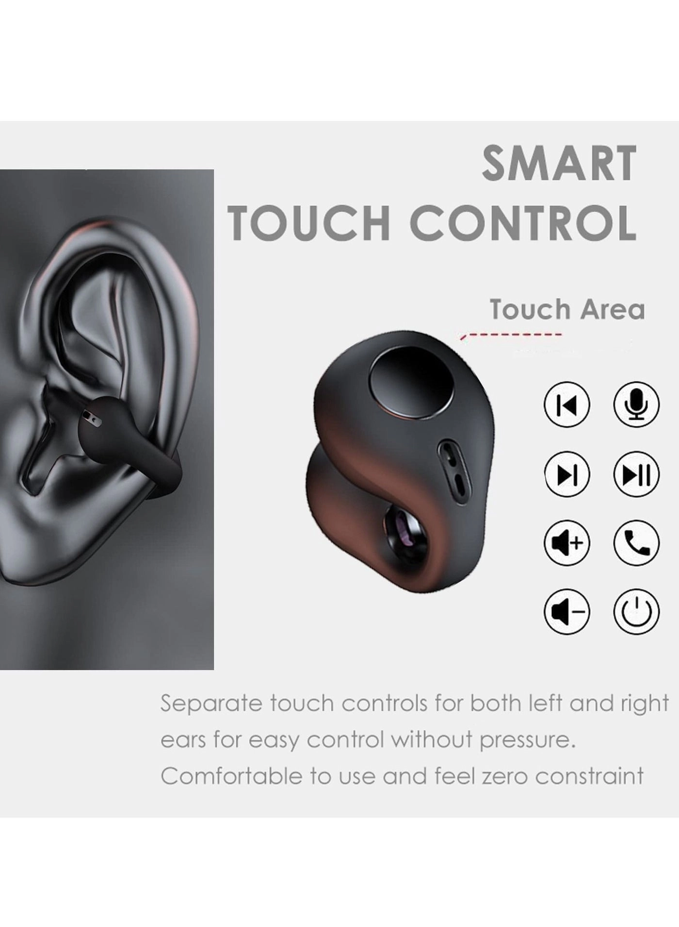 Open-Ear Bluetooth Bone Conduction Sport Headphones - Wireless Headphone