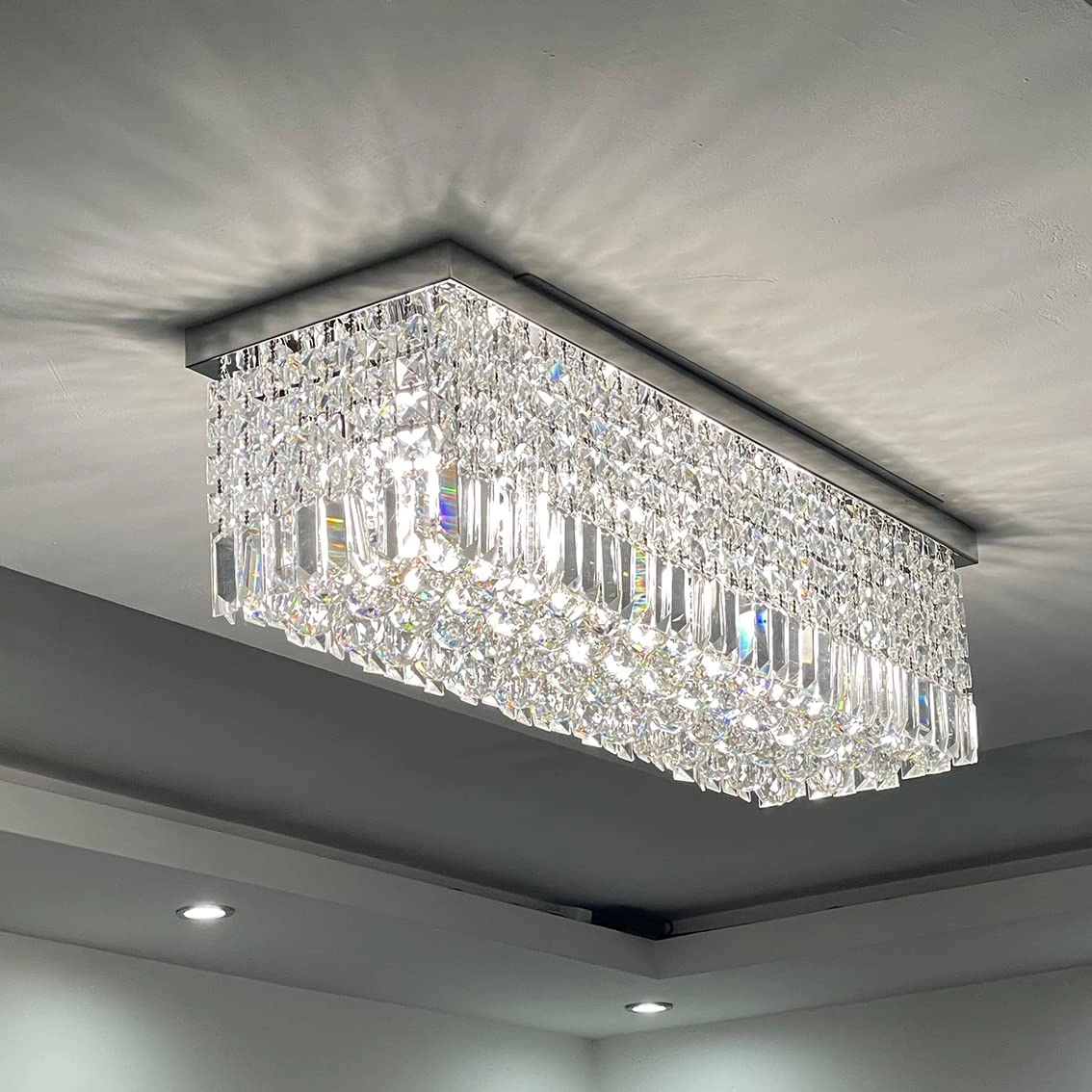 A1A9 Modern Crystal Chandelier - Dimmable