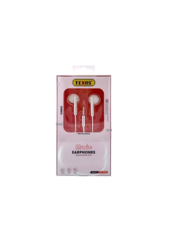 TEXOS TX-H22 Wired Earbud