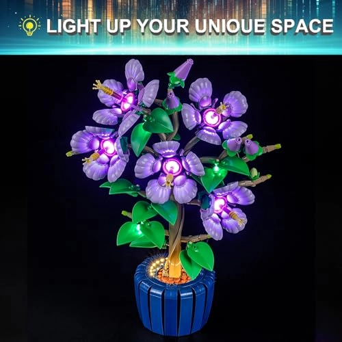 LED Light Kit for LEGO 10372 Hibiscus Flowers - Plastic 5v
